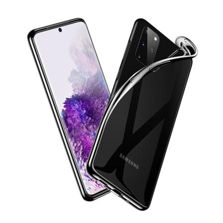 Elegant robust FLOVEME-deksel - Samsung Galaxy S20 Plus Svart Svart