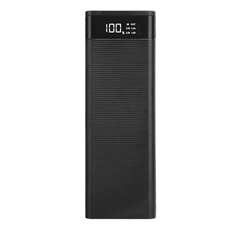 22.5W Snabbladdande Mobil Power Box 10st 18650 Batteriförvaring Laddare Fodralhållare