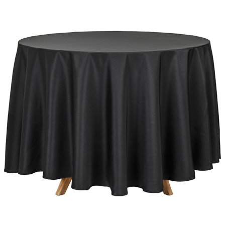 Rund Borddug Sort 230 cm