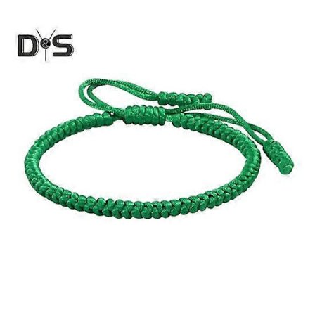 Unisex Käsikoru Säädettävä Käsintehty Punottu Yksivärinen Paksu Kestävä Kevyt Pinottava Rannekoru Symboliset Värit Siunauksille Merkityksellinen