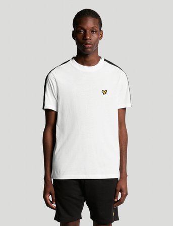 Lyle & Scott Sport Tape T-Shirt - White - XL