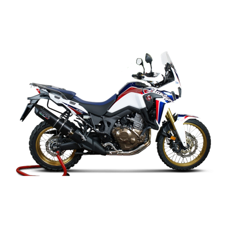 Slip-On GPR Furore Evo4 Noir - Honda CRF 1000 L Africa Twin DCT 2016-2019