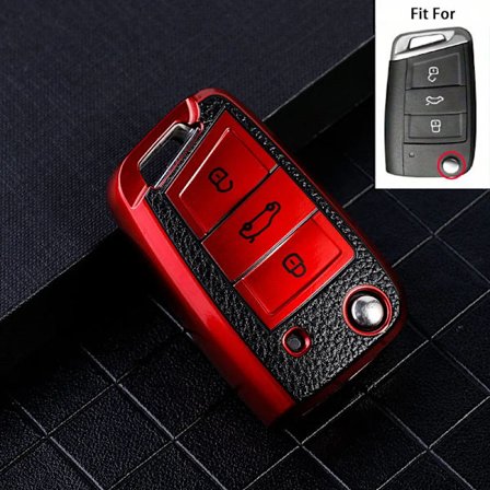 Auton avaimen suojus kotelo Volkswagen VW Polo Golf 7 MK7 Tiguan passatille Skodalle Octavia Kodiaq Karoqille Seat Ateca Leonille