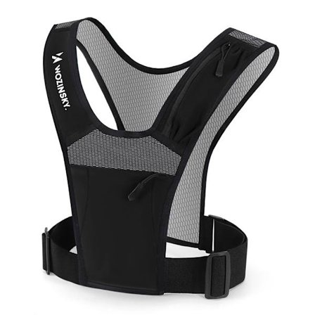 Løpevest med refleksdetaljer, justerbar passform og maksimal oppbevaring