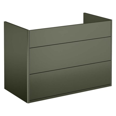 Gustavsberg Graphic Kommode grønn, 80 cm Uten vaskeservant, Baderom