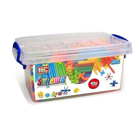 400 st halmkonstruktör byggnadskonstruktion plastleksaker