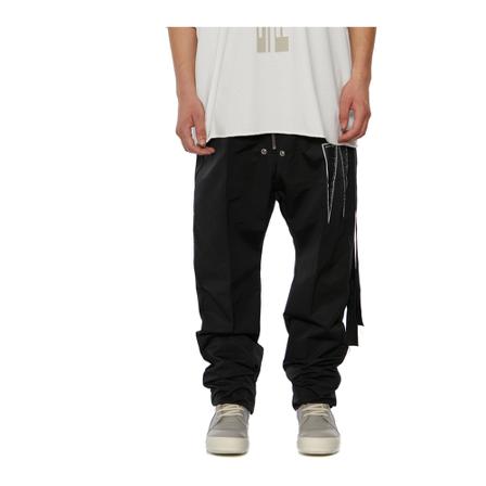 Rick Owens, Wide Trousers Zwart, Heren, Maat:M
