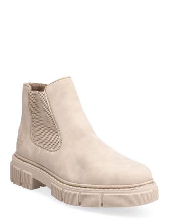 M3854-62 Shoes Chelsea Boots Beige Rieker