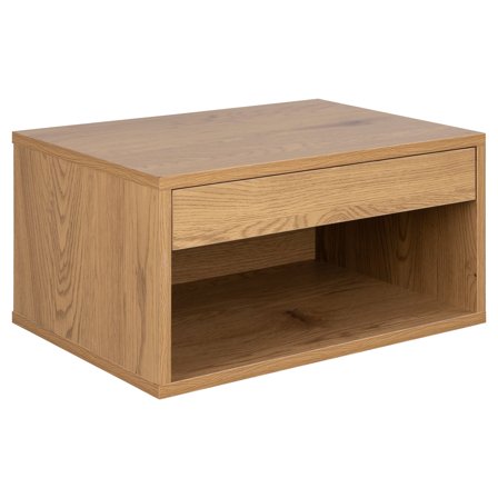Cholet sengebord, væghængt | vild eg - 50x35x24,3 - Opbevaring