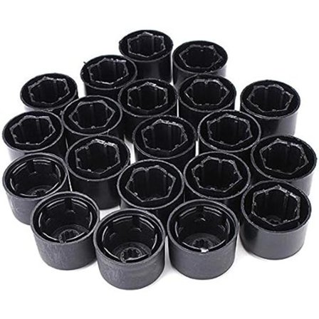 20 Hjulmøtrik Bolt Cover Cap 17Mm Kompatibel Med VW Golf Mk4 Passat Audi Beetle