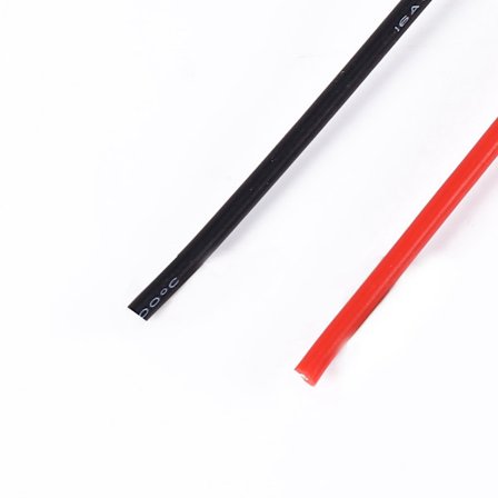 16AWG 5m Sort Rød Silikone Ledning Fleksibel Strandet Kobberkabel