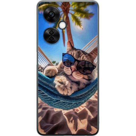 Kompatibel Mobilcover til OnePlus OnePlus Nord CE 3 Lite Kat på stranden