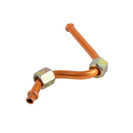 Ersättningsrör för luftkompressoravgas, 9 mm gänga, aluminium, tondelar