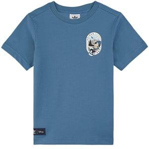 Kids - adidas Originals Altblu Branded T-Shirt 122 cm - Tops - 122 cm - Blue