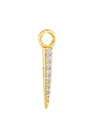 Charlotte Bonde STHLM Signature Petite Spike Pendant Smycken & klockor Dam Guld ONESIZE