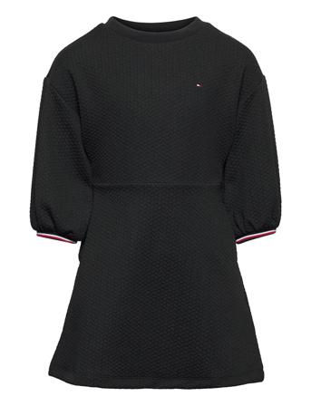 Jaquard Knitted Dress Dresses & Skirts Dresses Casual Dresses Long-sleeved Casual Dresses Sort Tommy Hilfiger