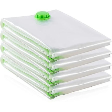 Gigant Vakuum Opbevaringsposer til Tøj, Dyner/Sengeartikler - 4 Pak (XL)