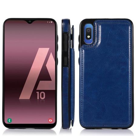 Samsung Galaxy A10 - Elegant Nkobee-deksel med kortholder Mörkblå