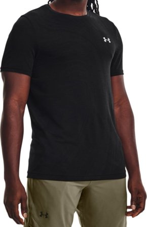 Under Armour Men's Ua Seamless Surge SS Men Short sleeved fitness sweater Black M