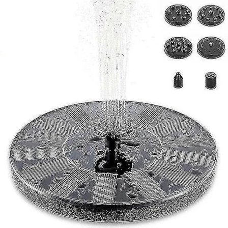 Fontän - Solcelledrevet fontæne / Vandfontæne Solcelle - 16 cm