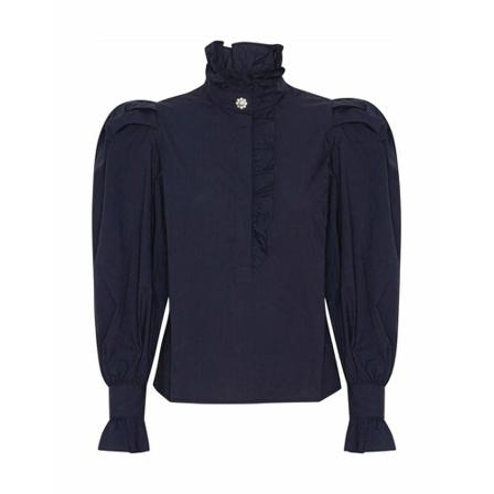 Custommade Blouses ; Shirts Blå, Dame