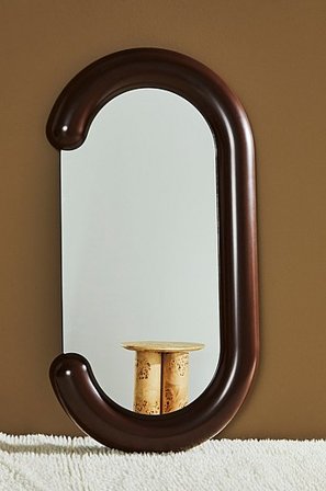 Jotex - Lustro 95x50 Cm Czekoladowy - Fred - Kup Pastill - Inne firmy Jotex