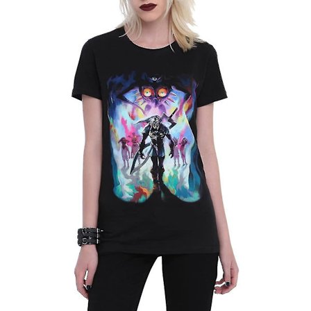 The Legend of Zelda: Majora's Mask 3d Fierce Diety Girls T-shirt