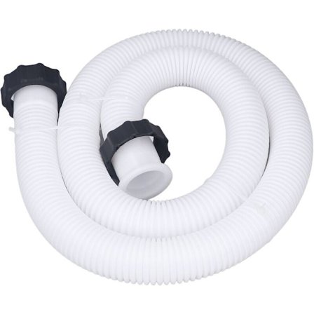 Erstatningsslange for bassengpumpe for Intex 1,5 tommer diameter Erstatningsslange for over bakken bassenger Hvit 1,5m/4,9ft