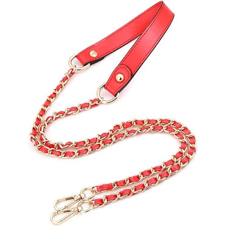 1 st Handväskekæde 120cm, Udskiftningskæde til Taske med Spænder, Metal