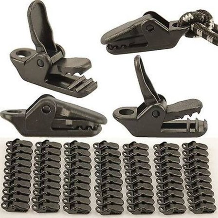70st Clip de Fixation Bache Auvent, Clips de Verrouillage Clips de Bache Clips Toile de Tente en Li