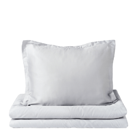 Åhléns Home Bäddset SATIN 150x210 cm Sängkläder Grå ONESIZE
