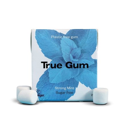 True Gum True Gum Strong Mint Strong Mint, Helse & Madvarer, Snacks, Tyggegummi