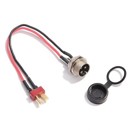 Latausportti Kugoo M4 Pro ja M4 sähköpotkulaudoille, T-muotoinen latausportti