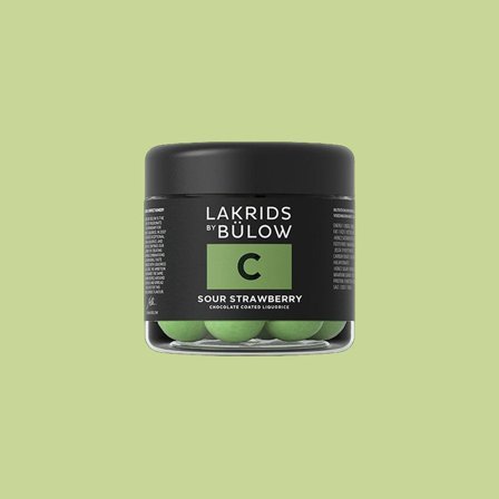 Lakrids by Bülow C Sour Strawberry 125g