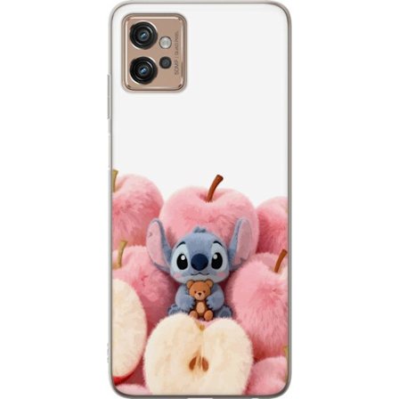 Kompatibelt Mobildeksel til Motorola Motorola Moto G32 Fargerikt kollasj med futuristiske jente grupp karakterer, hjerter og glitter i moderne pop og