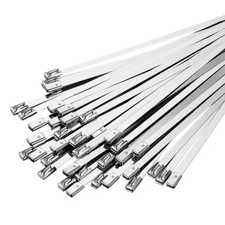 Buntband i Rostfritt stål 20-pack