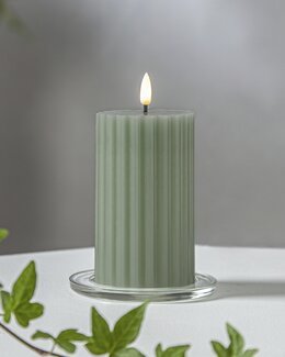 LED Kubbelys Flamme stripe Grønn