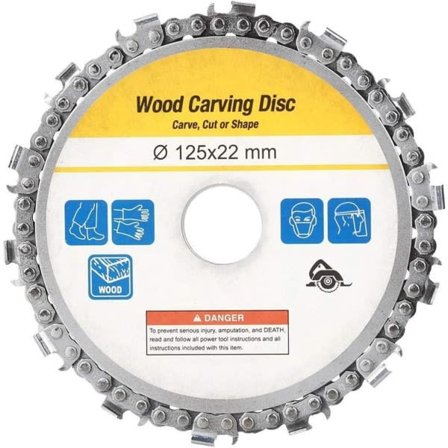 Kjedeskive, 5 tommer 14 tenner vinkelsliper kjedeskive for treskjæring