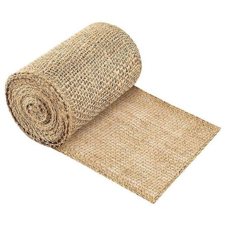 Naturlig Jute Trebeskyttelseswrap - Hagearbeid Tretrunk Wrap, Gjenbrukbar Tretrunk Trebeskyttelse Plantebandasje Wrap, 20cm x 5m, for å Holde Varmen