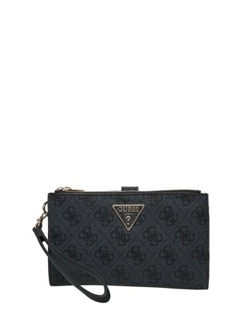 Laurel Ii Slg Dbl Zip Orgnzr Black GUESS