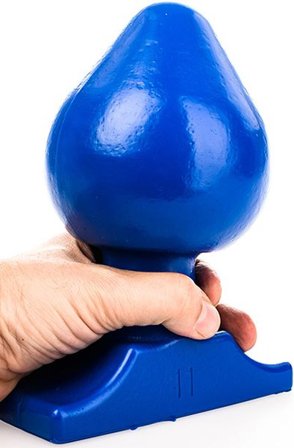 All Blue Vinyl Anal Plug 19 cm - Woome.pl