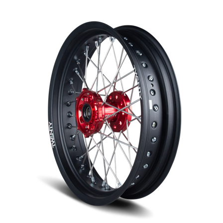 Twenty Supermotard Front Wheel Black-Red 17" - Honda CR 125R 2001-2007