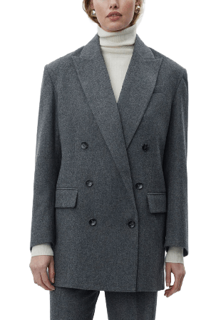 DAY Birger et Mikkelsen Amir Blazer - Melange Wool Kavajer Dam Grå 42