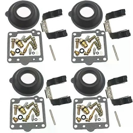 Passer FOR Suzuki GS550 80-1982 GS 550 GS550T GS550E/L Forgasser Reparasjonssett Membran Flottør