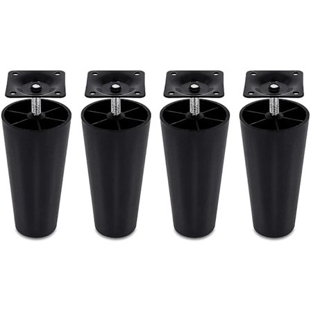 Soffa Ben, Koniska Plast Soffa Och Stols Ben M8 Gänga (metrisk 8mm)