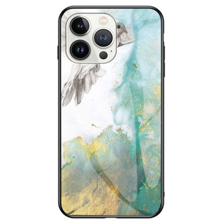 Fantasy Marmor iPhone 14 Pro skal - Flygande Duva Marmor