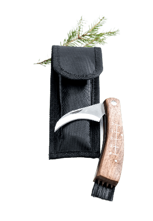 Sagaform Svampkniv Med Fodral Köksredskap Brun 15x6x3cm