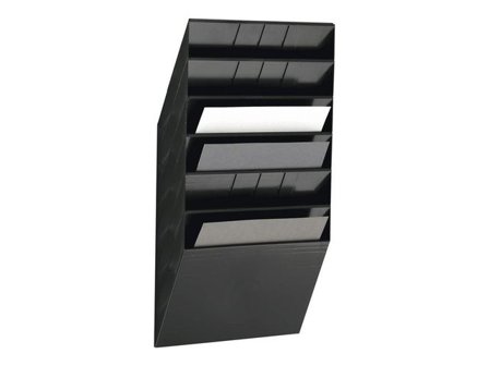 DURABLE Blankettfack Flexiboxx 6 A4L svart 6/fp - Lyreco - Kontorsmaterial - Till skrivbordet - Blankettfack och Boxar