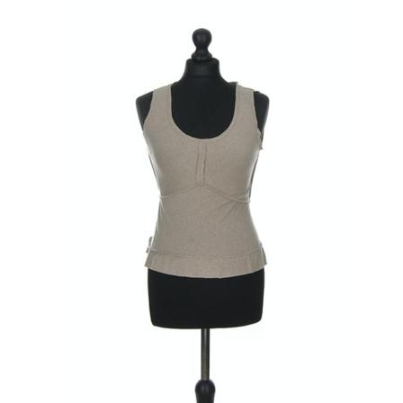 Prada Vintage, Pre-owned Top Bruin, Dames, Maat:S