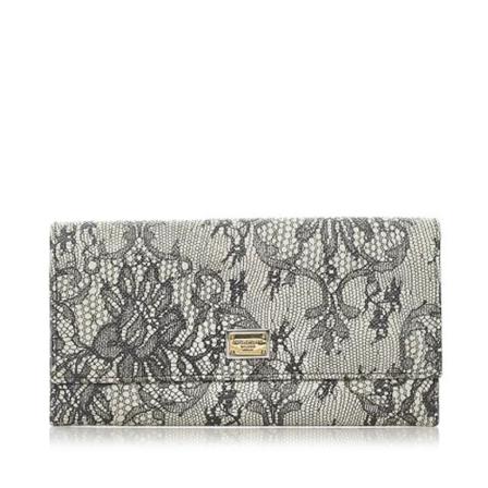 Dolce & Gabbana Pre-owned, Pre-owned Leather wallets Grijs, Dames, Maat:ONE Size
